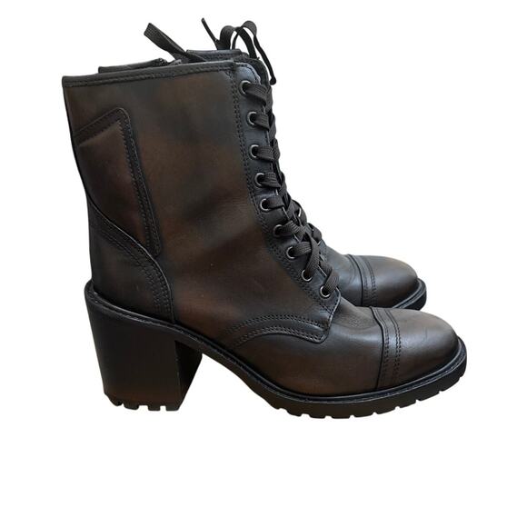 Thursday Boot Company Rebel Zip Up Leather Boots Size 10.5 Handmade - Picture 4 of 9